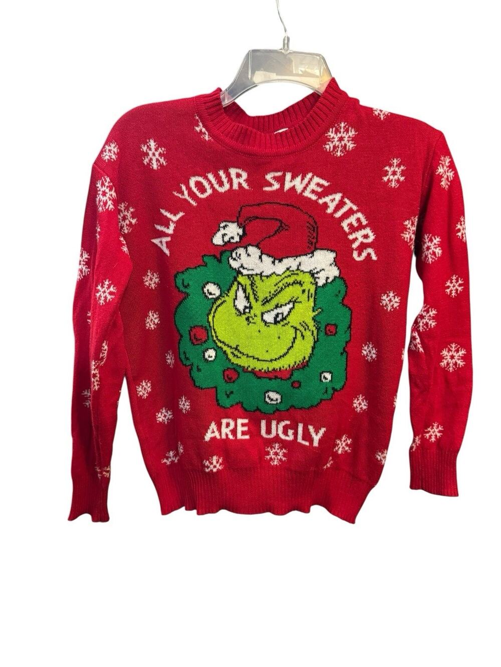 Dr Seuss The Grinch Stole Christmas All Your Sweaters Are Ugly Womans XS
